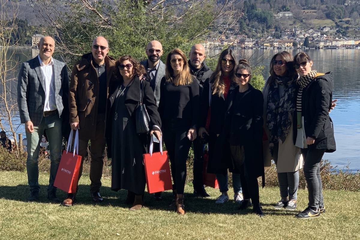 Photos and information from 100% Hotel Design Awards winners' visit to Italy, for the Fantini Workshop