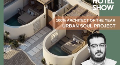 Οι Urban Soul Project βραβεύονται ως "100% Hotel Architect of the Year" από το 100% Hotel Show 2024